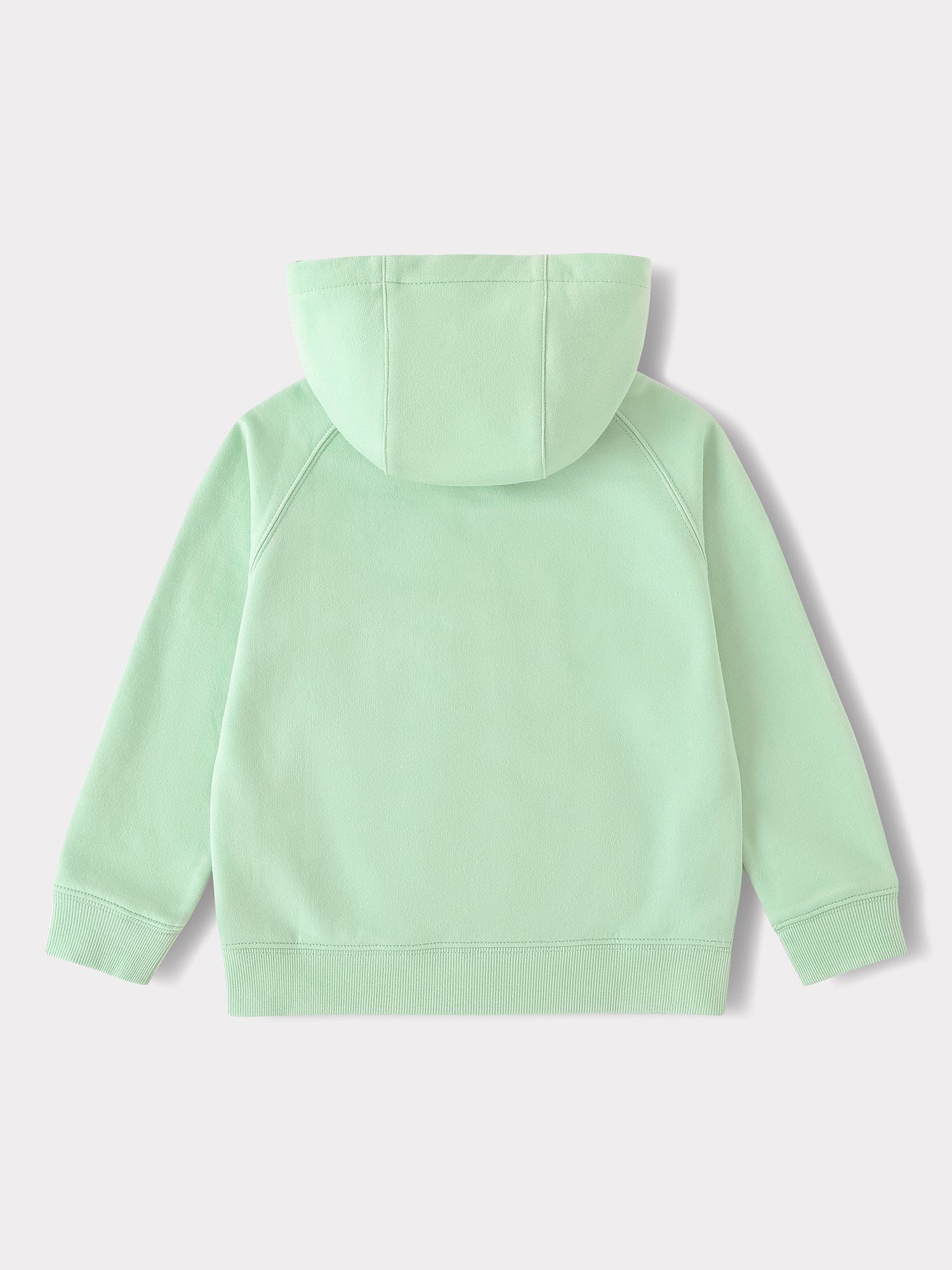 Kid Long Sleeve Embroidery Zipped Hoodie