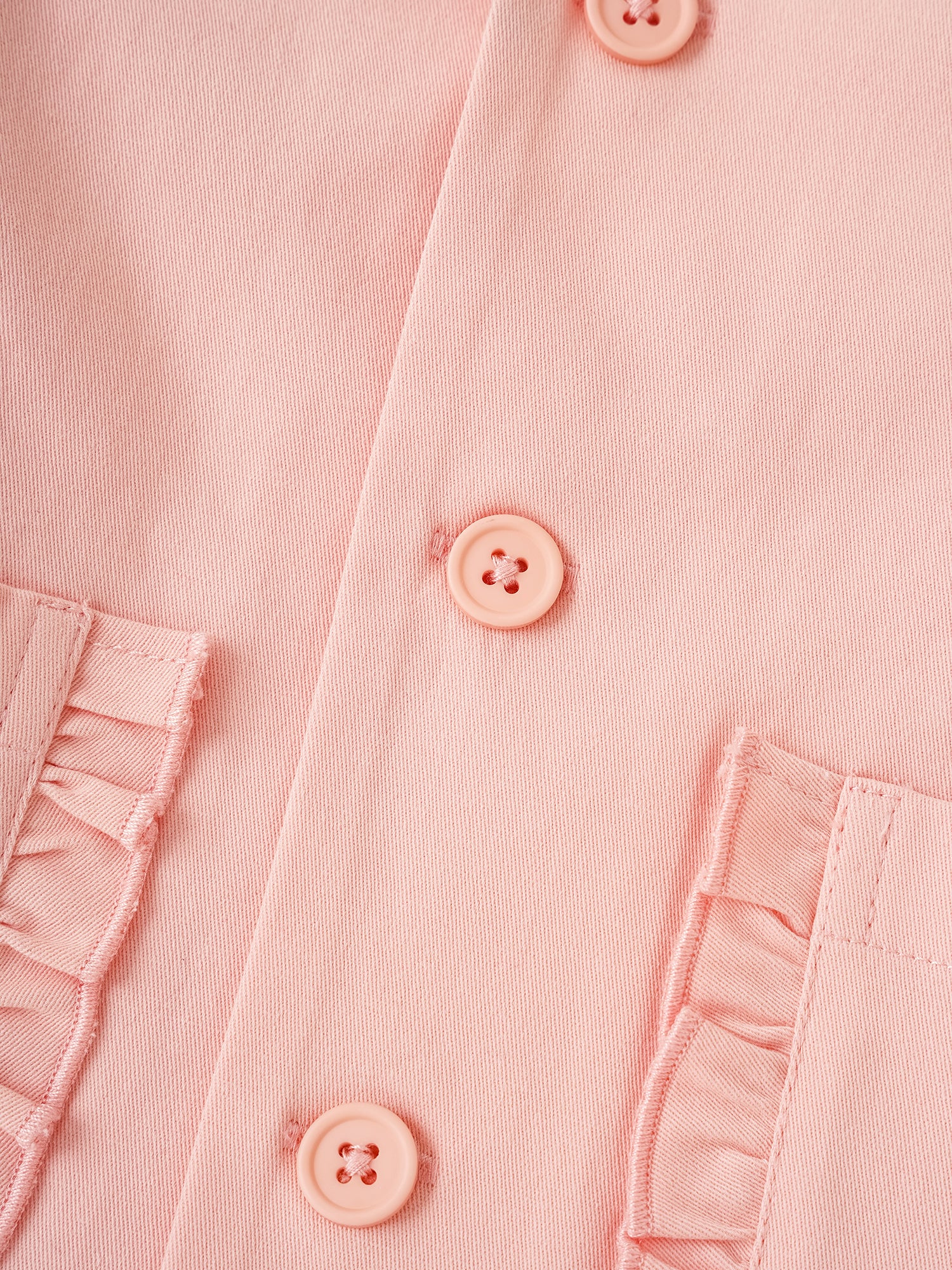 Kid Frills Buttoned Jacket