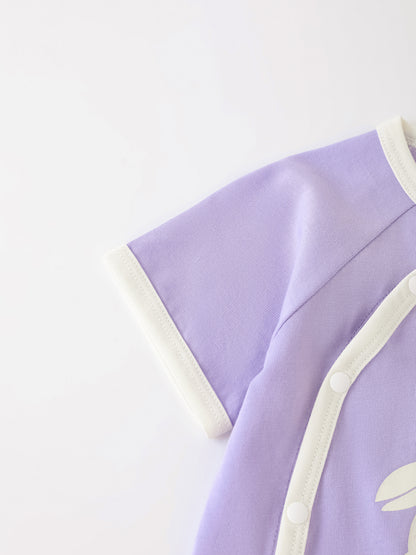 Baby Short Sleeve Bunny Print Bodysuit