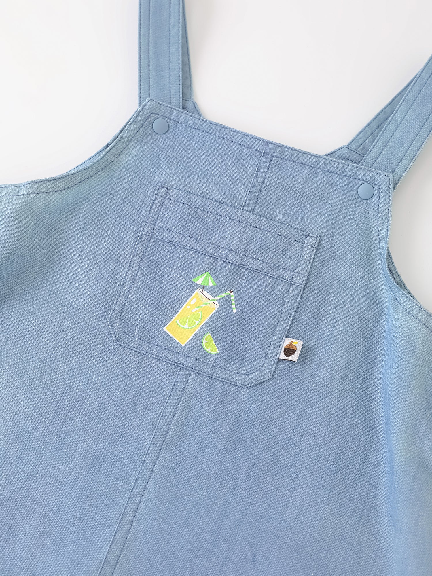 Baby Short Sleeve Tee &amp; Dungaree Shorts Set