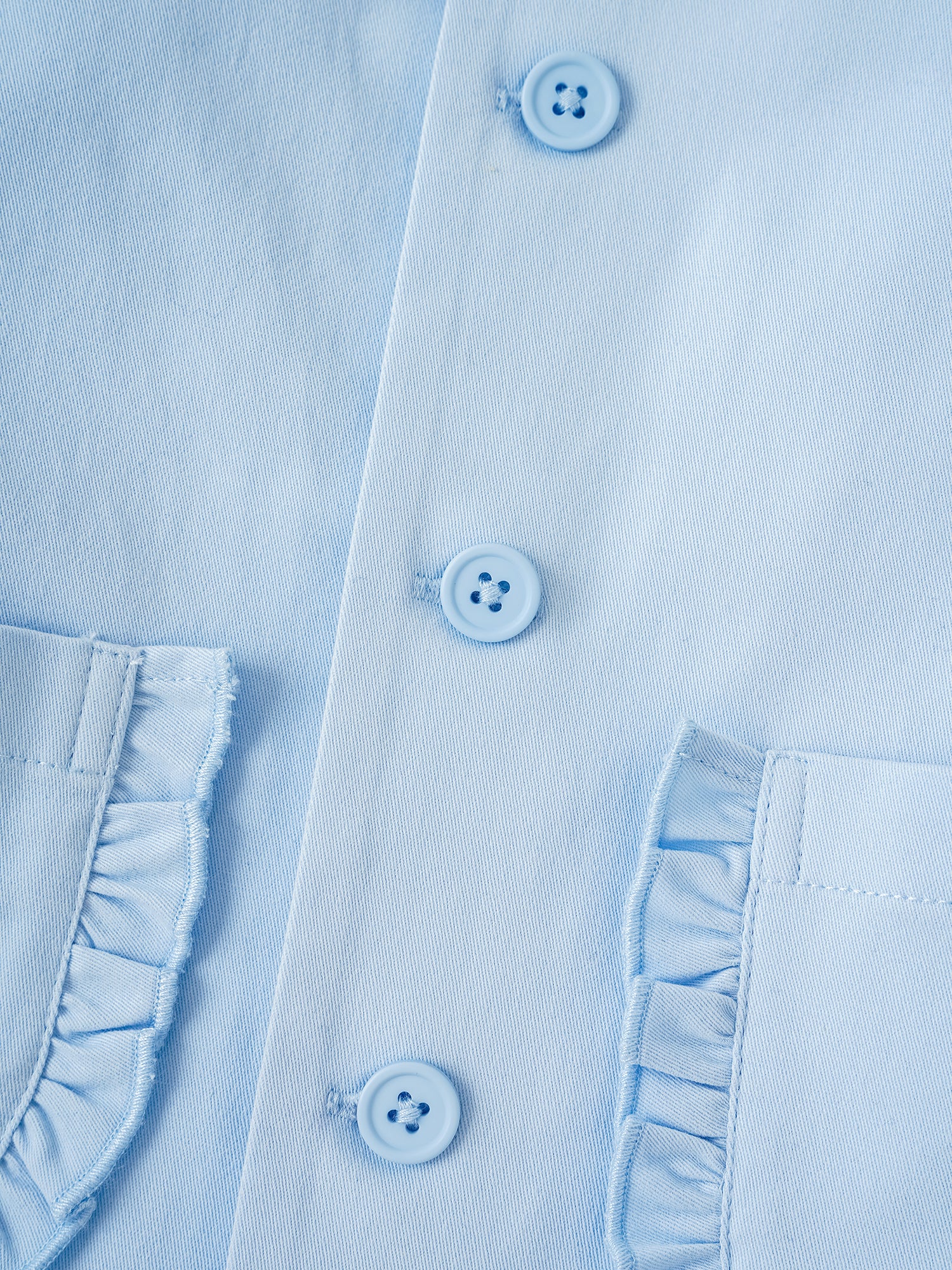 Kid Frills Buttoned Jacket