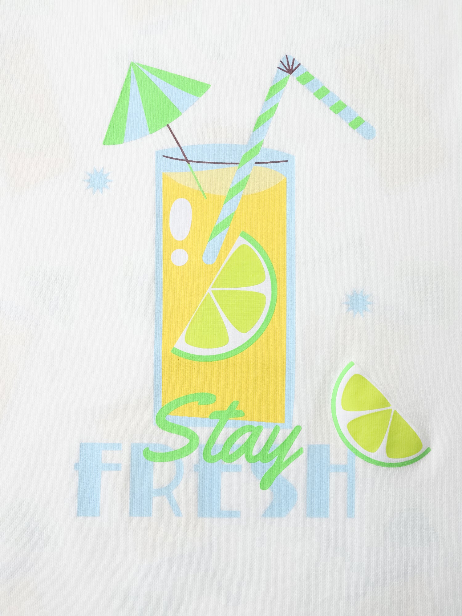 Kid All-Over Lemon Tea Print Tank Top