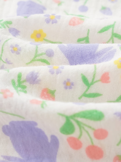 Kid All-Over Bunny Print Flare Pants