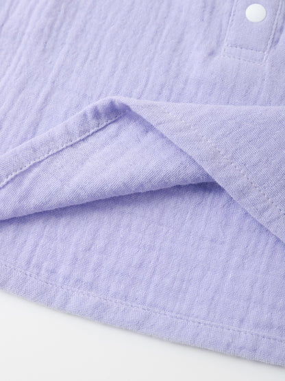 Baby Sleeveless All-Over Bunny Print Ruffle Two-Tone Top