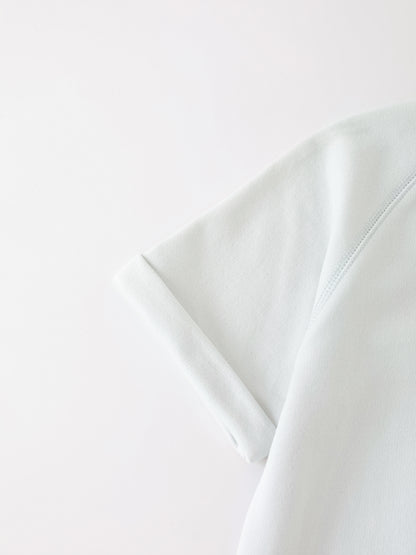 Kid Short Raglan Sleeve Lemon Tea Print Tee