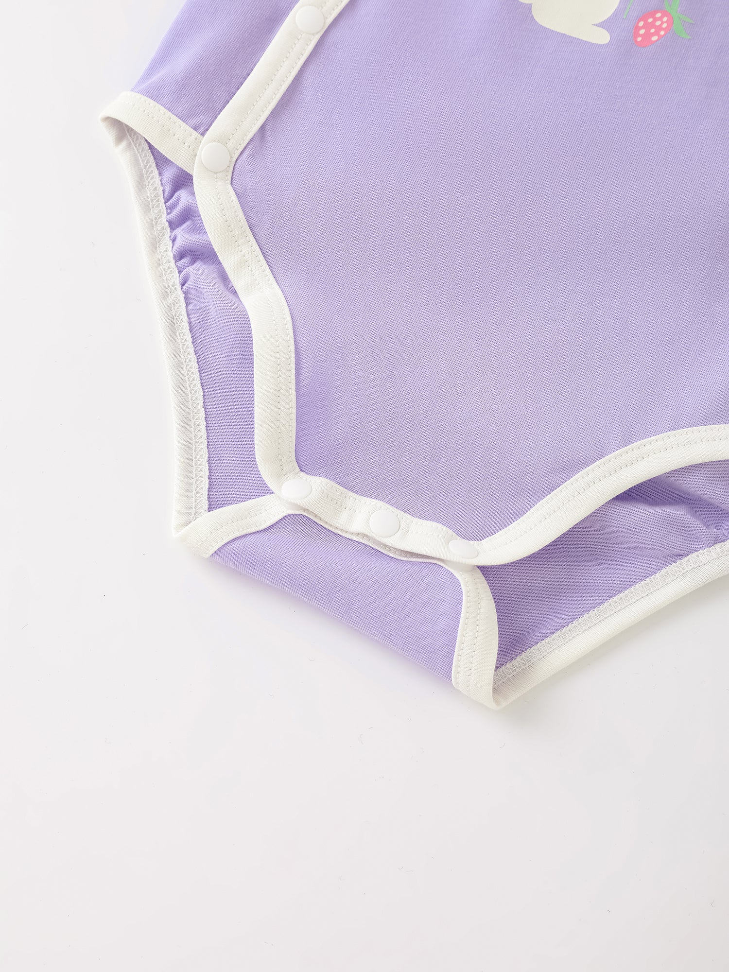 Baby Short Sleeve Bunny Print Bodysuit