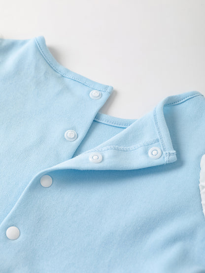 Baby Ruffle Sleeve Berries Print Dress &amp; Knicker Set