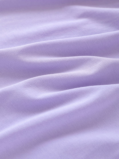 Kid Short Sleeve Lace-Trimmed Bunny Print Dress