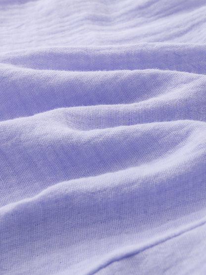 Baby Sleeveless All-Over Bunny Print Ruffle Two-Tone Top