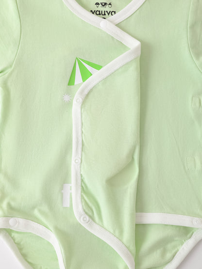 Baby Short Sleeve Lemon Tea Print Bodysuit