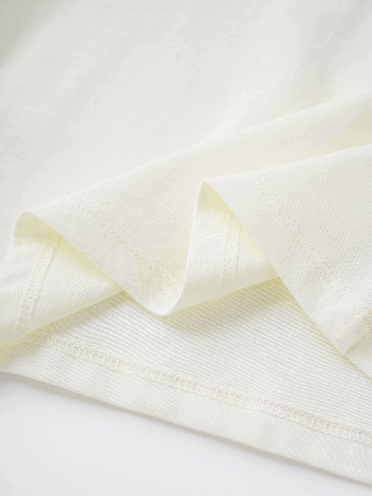 Kid Lace-Trimmed Collar Short Puff Sleeve Bunny Print Tee