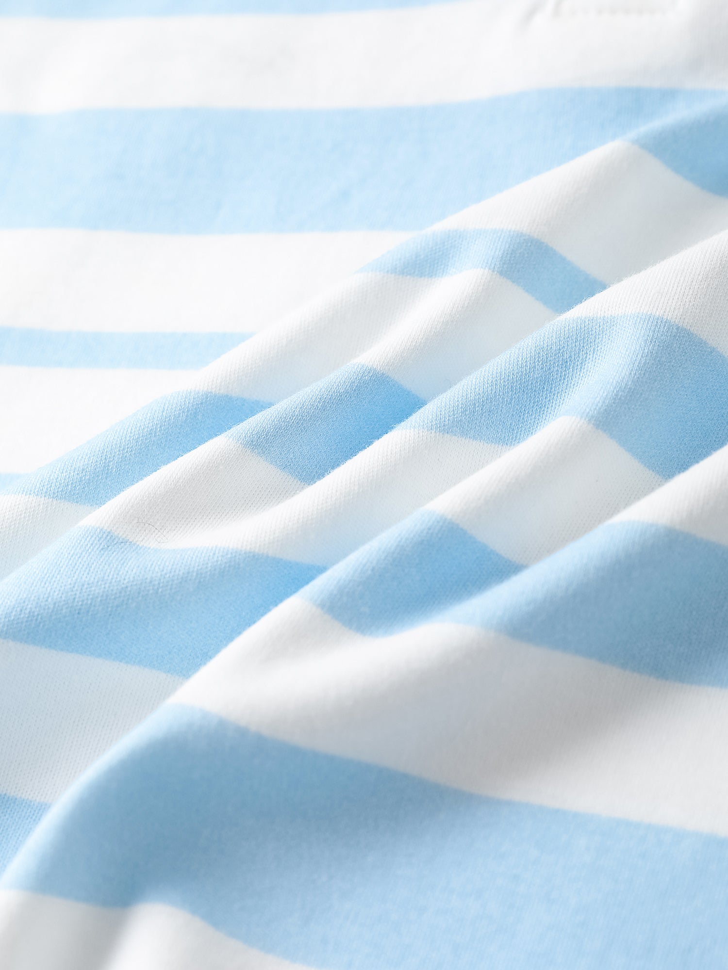 Kid Puritan Collar Short Sleeve Stripe Print Top