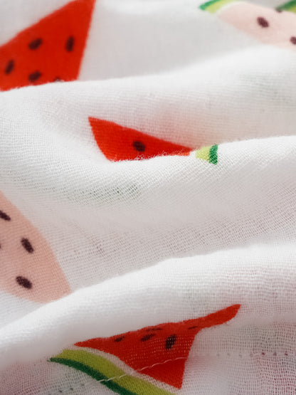 Kid All-Over Watermelon Print Bermuda Shorts