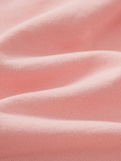 Kid Long Sleeve Strawberry Applique Sweatdress