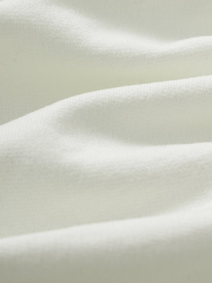 Kid Short Sleeve Logo Embroidery Zipped Hoodie