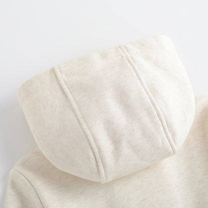 Layered Collar Character-Print Sweatshirt