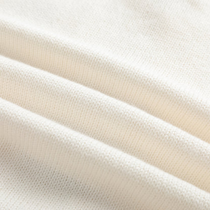 Embroidered Stand-Up Collar Cardigan