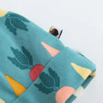 VAUVA Vauva FW23 - Baby Boy Carrot All Over Print Cotton Hat (Green) Hat