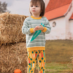 VAUVA Vauva FW23 - Baby Boy Carrot All Over Print Cotton Pants (Yellow) Pants