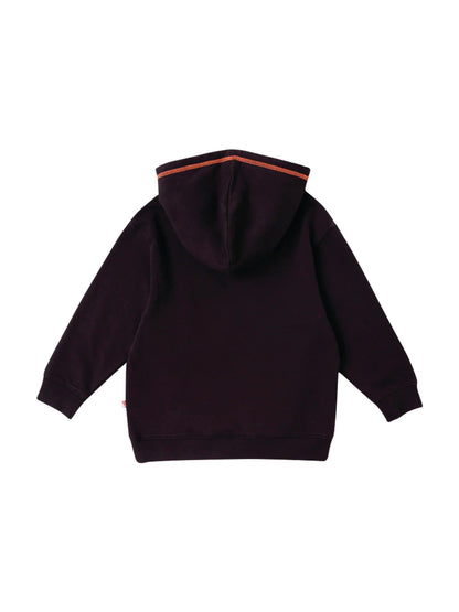 VAUVA Vauva Boys Raccoon Love Dream Hope Explore Hoodie - Black Hoodies