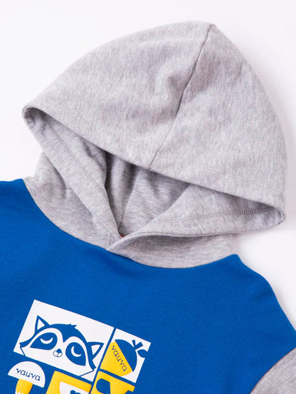 Boys Raccoon Love Eat Hoodie