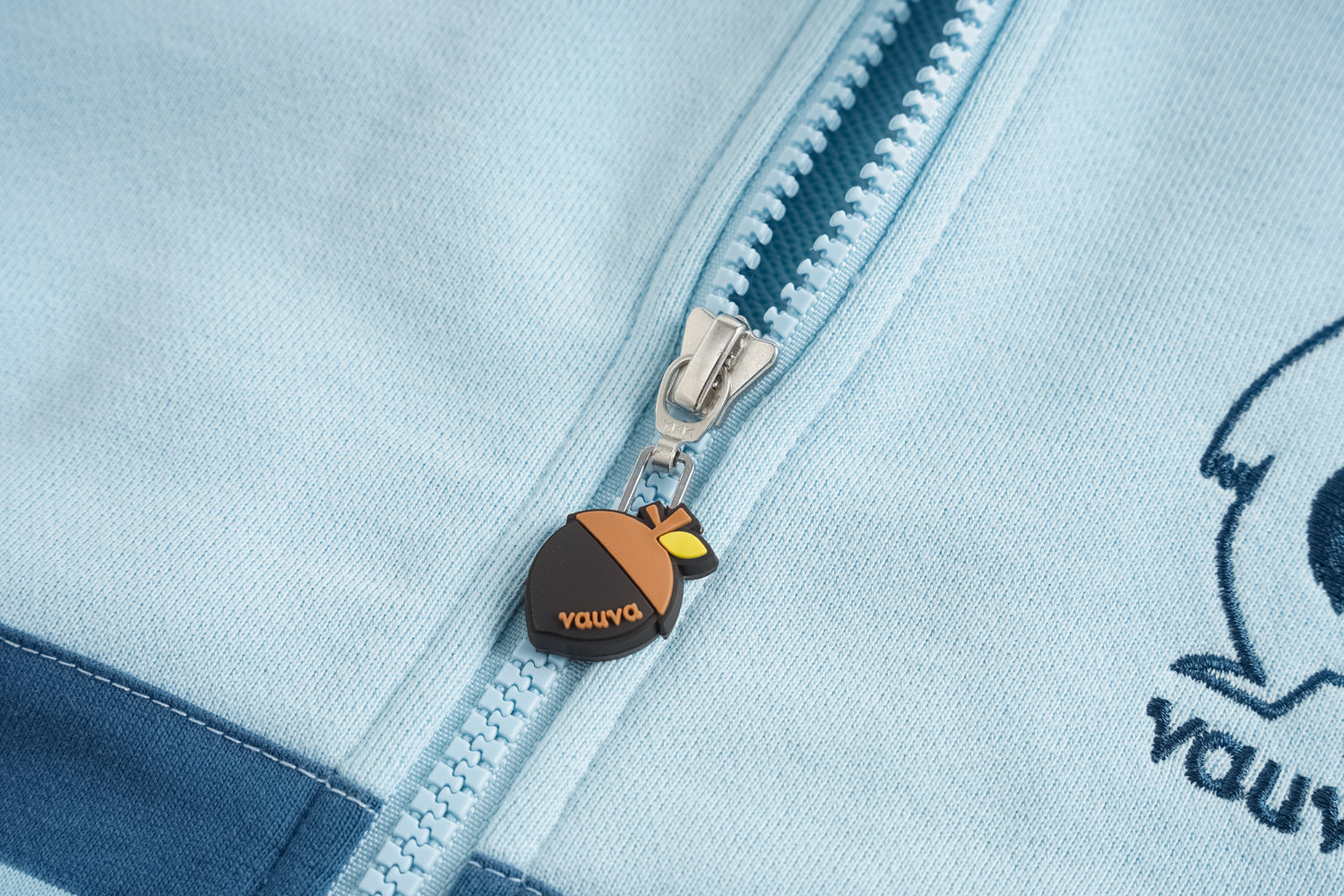 Bear-Embroidered Hooded Jacket
