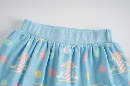Unicorn-Print Skirt &amp; Leggings