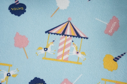 Unicorn-Print Frill Dress