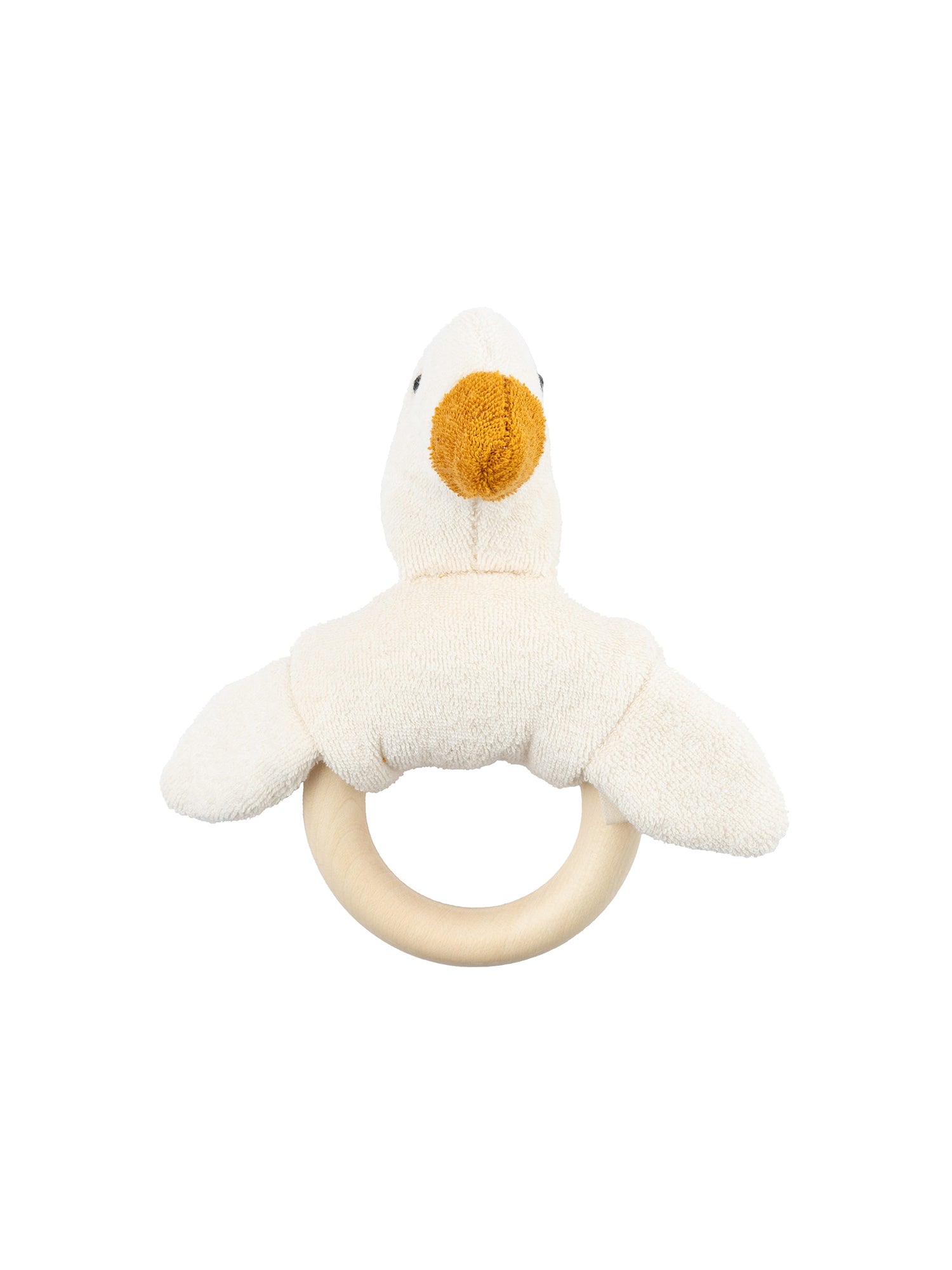 Rattle With Wooden Teether (GOTS)