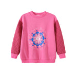VAUVA Vauva FW23 - Girls Organic Cotton Sweater (Rose Pink) Sweatshirt