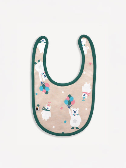 Bear-Print Bib