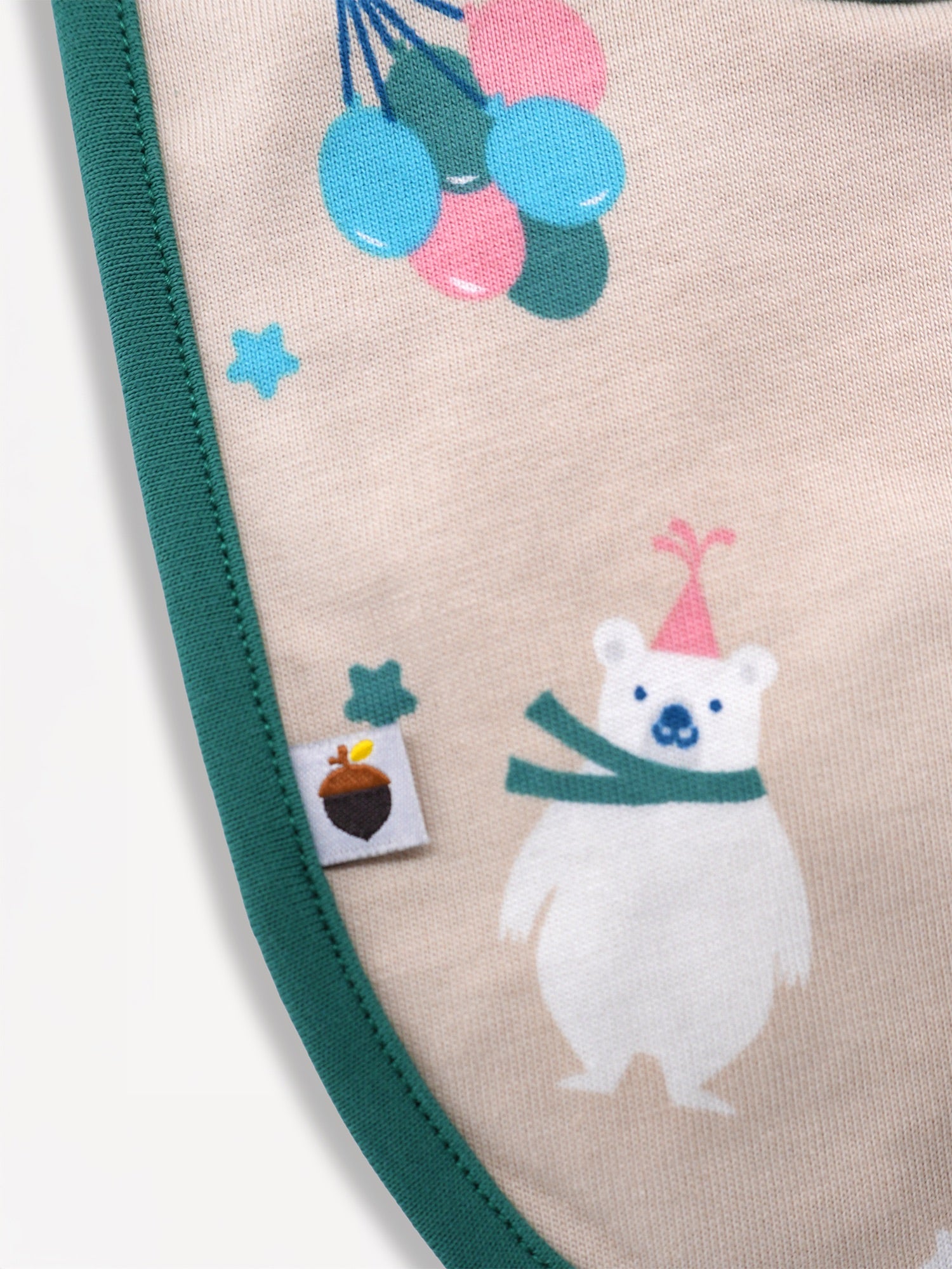 Bear-Print Bib