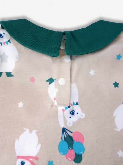 Bear Two-Tone Romper