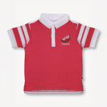 Kid Short Sleeve Watermelon Embroidery Polo Shirt