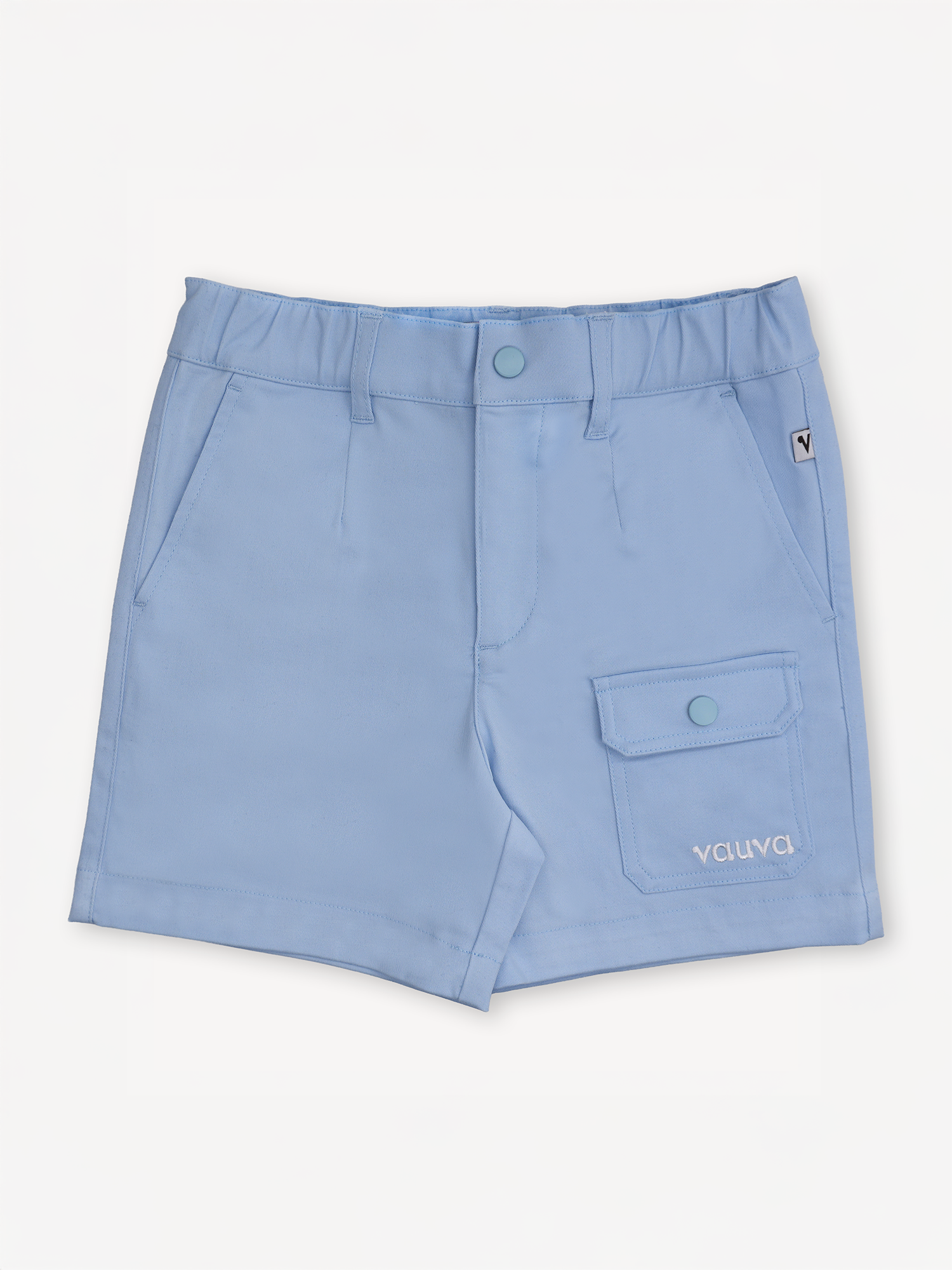 Kid Logo Embroidery Pocket Bermuda Shorts