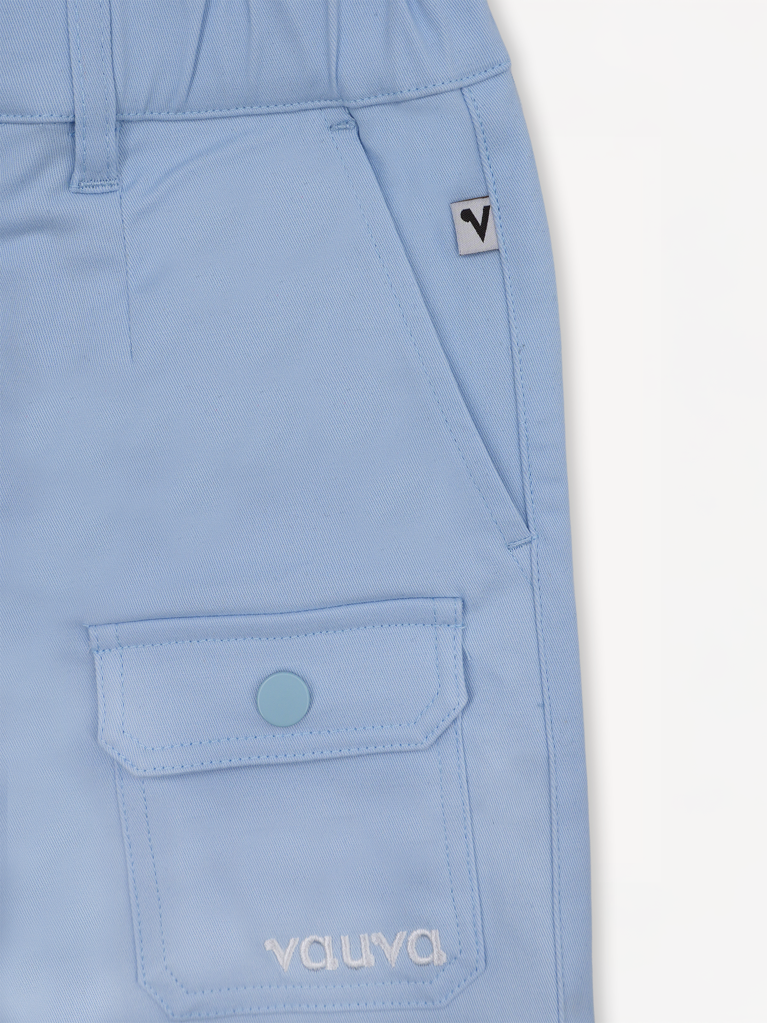 Kid Logo Embroidery Pocket Bermuda Shorts