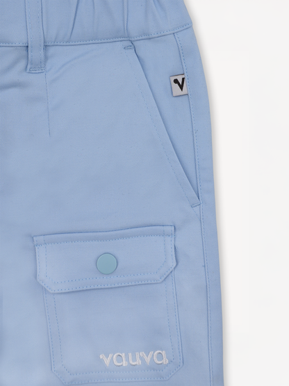 Kid Logo Embroidery Pocket Bermuda Shorts