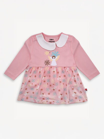 Angel-Print Dress