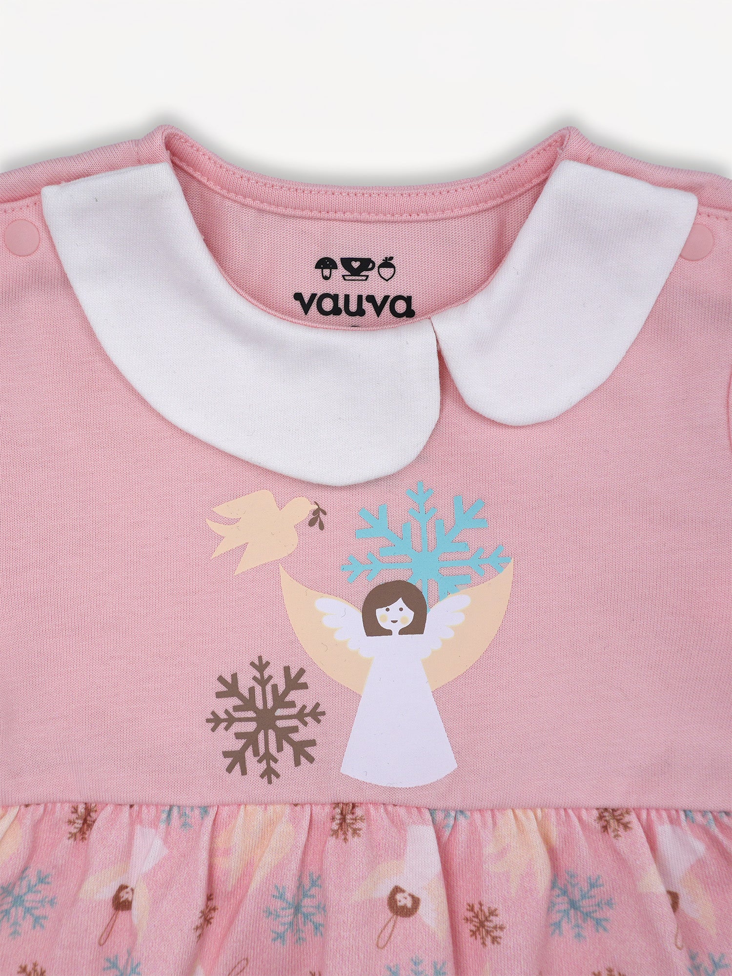 Angel-Print Dress