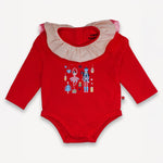 Nutcracker-Print Long Sleeve Bodysuit