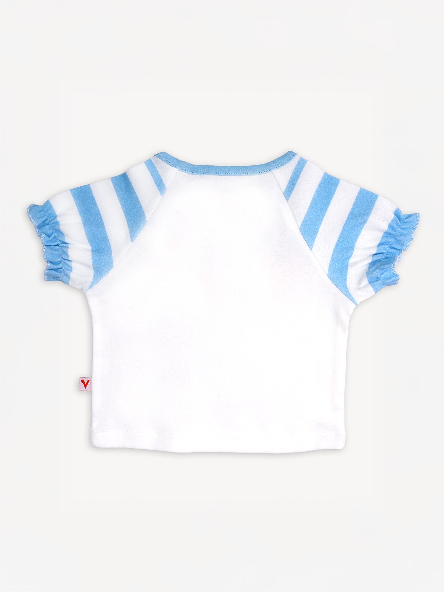 Baby Short Puff Sleeve Berries Print Tee