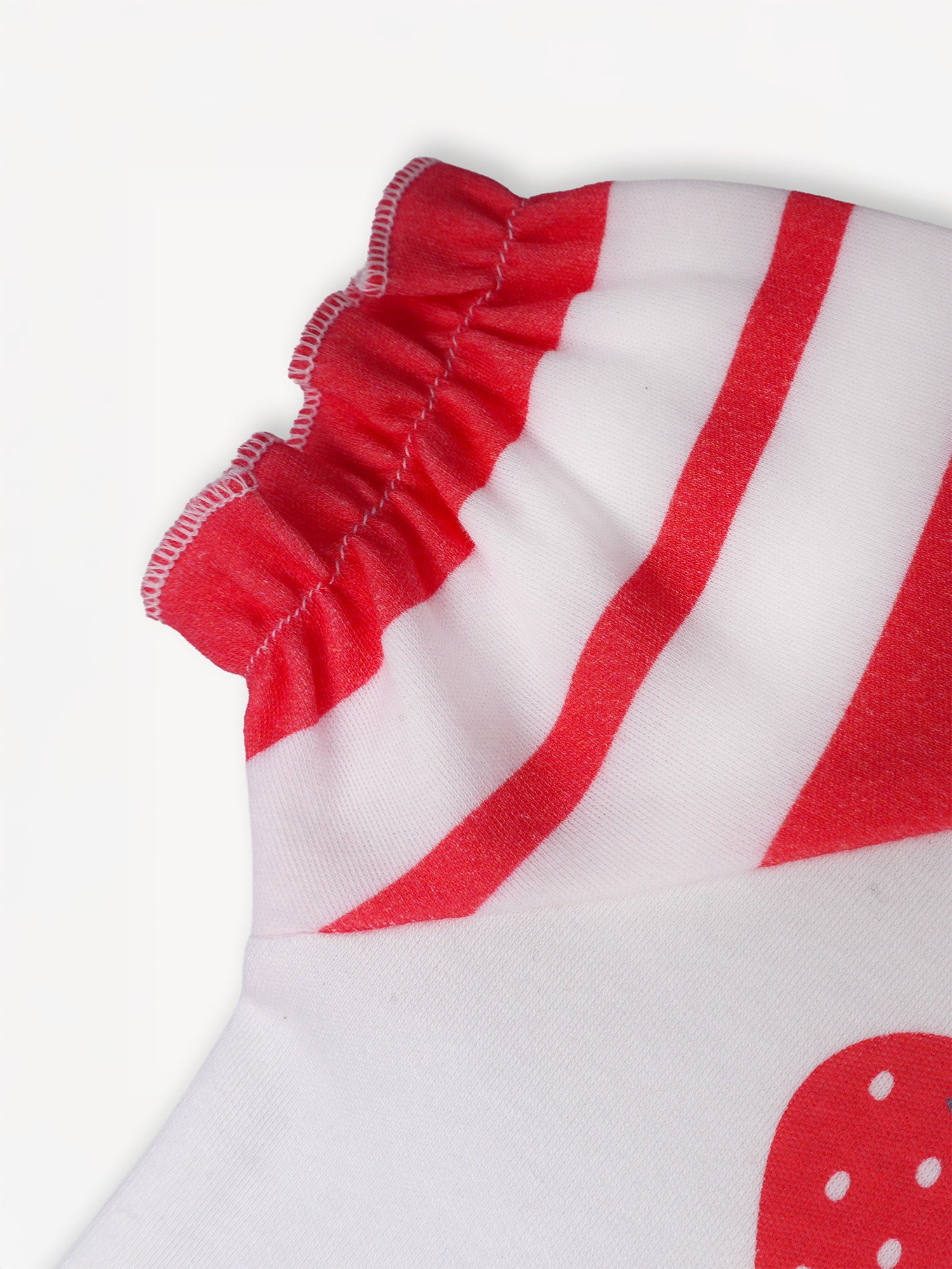 Baby Short Puff Sleeve Berries Print Tee