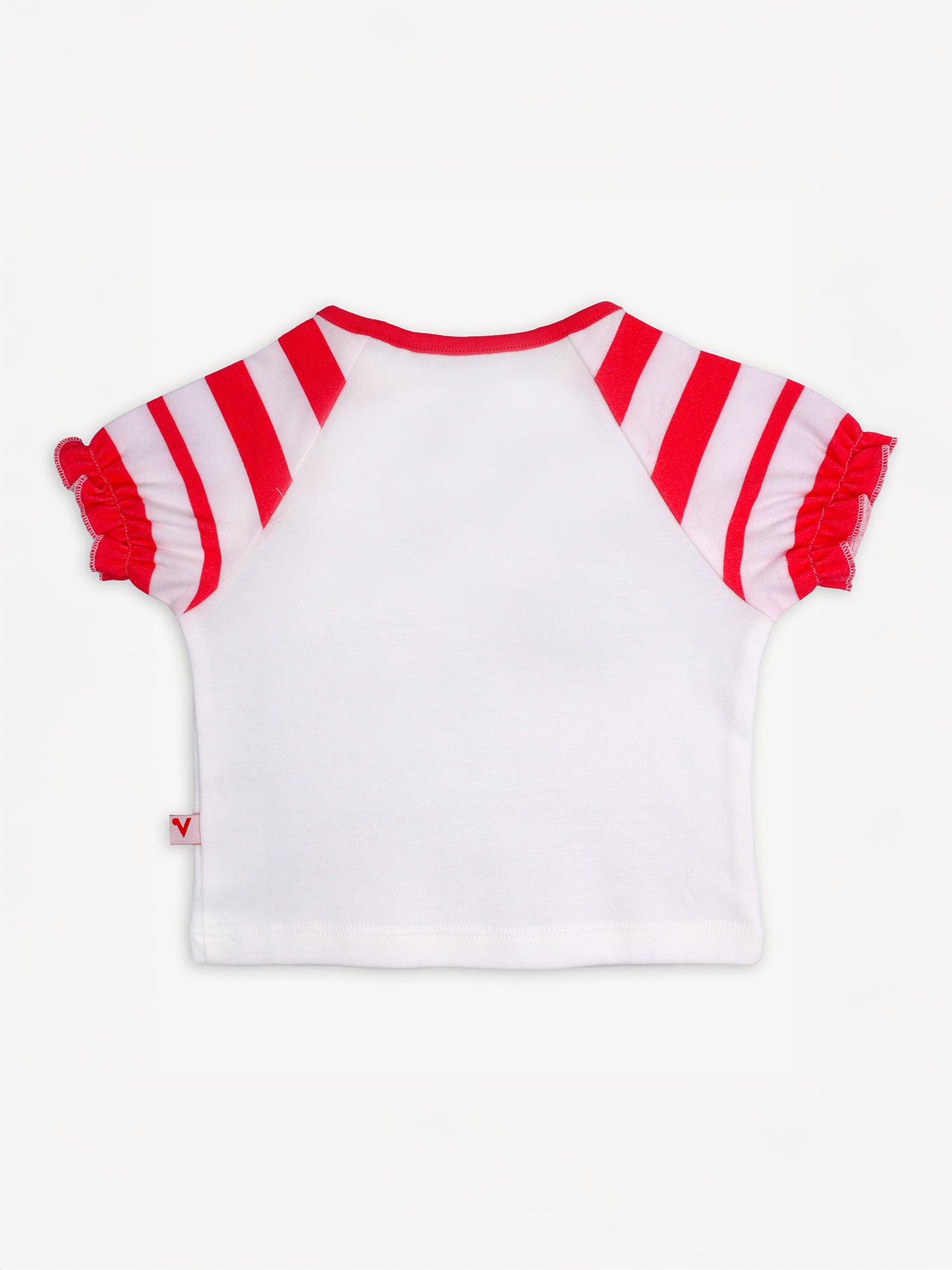 Baby Short Puff Sleeve Berries Print Tee