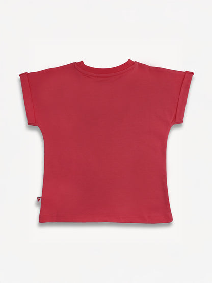 Kid Cap Sleeve Strawberry Applique Tee