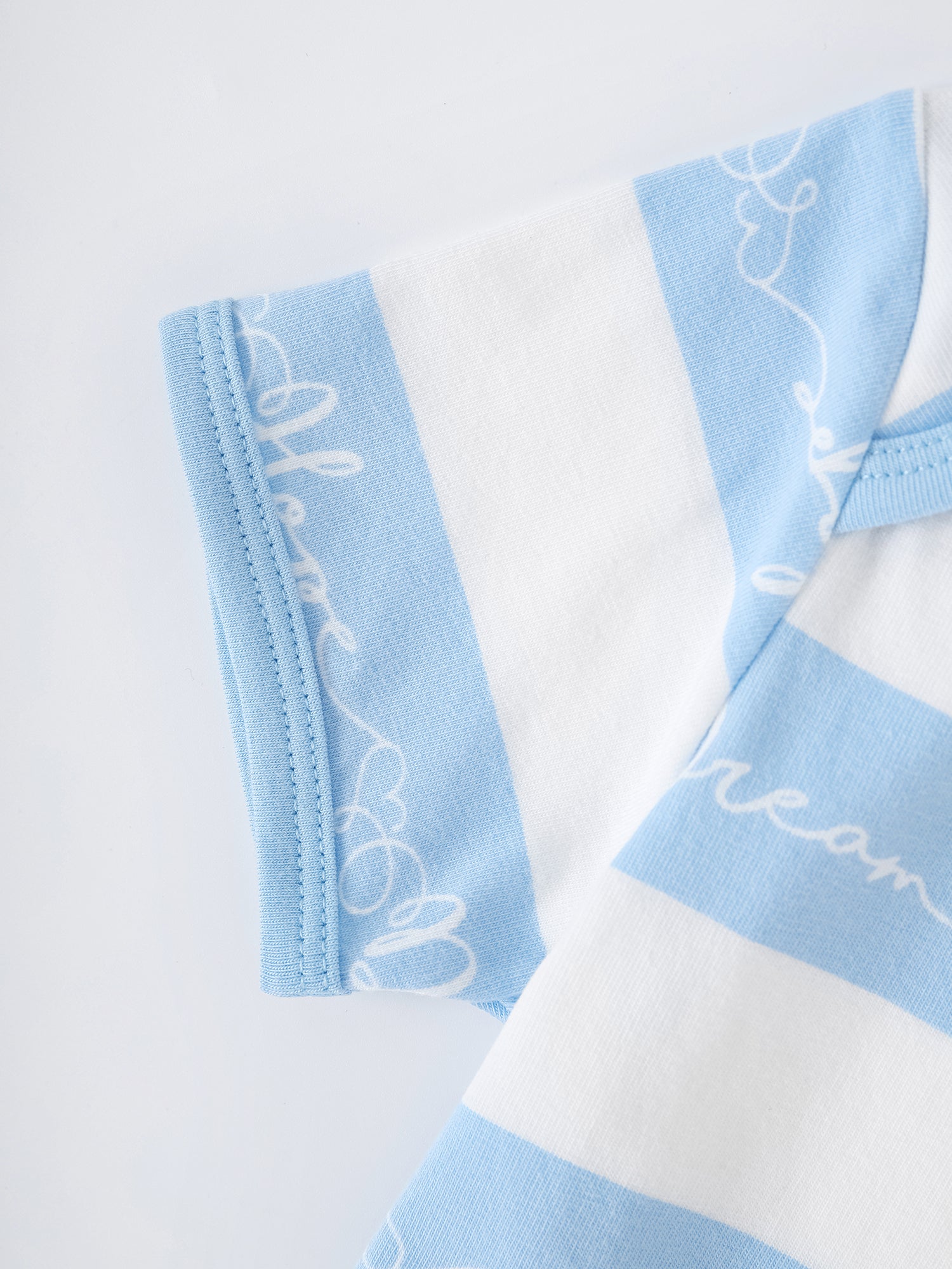 Baby Short Sleeve Stripes Bodysuit And Leggings Set