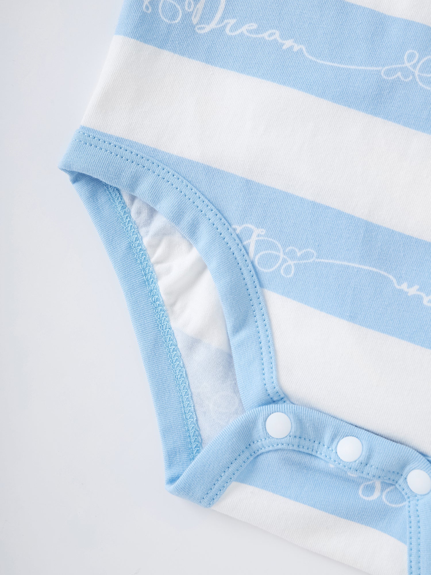 Baby Short Sleeve Stripes Bodysuit And Leggings Set