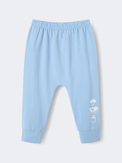 Baby Short Sleeve Stripes Bodysuit And Leggings Set