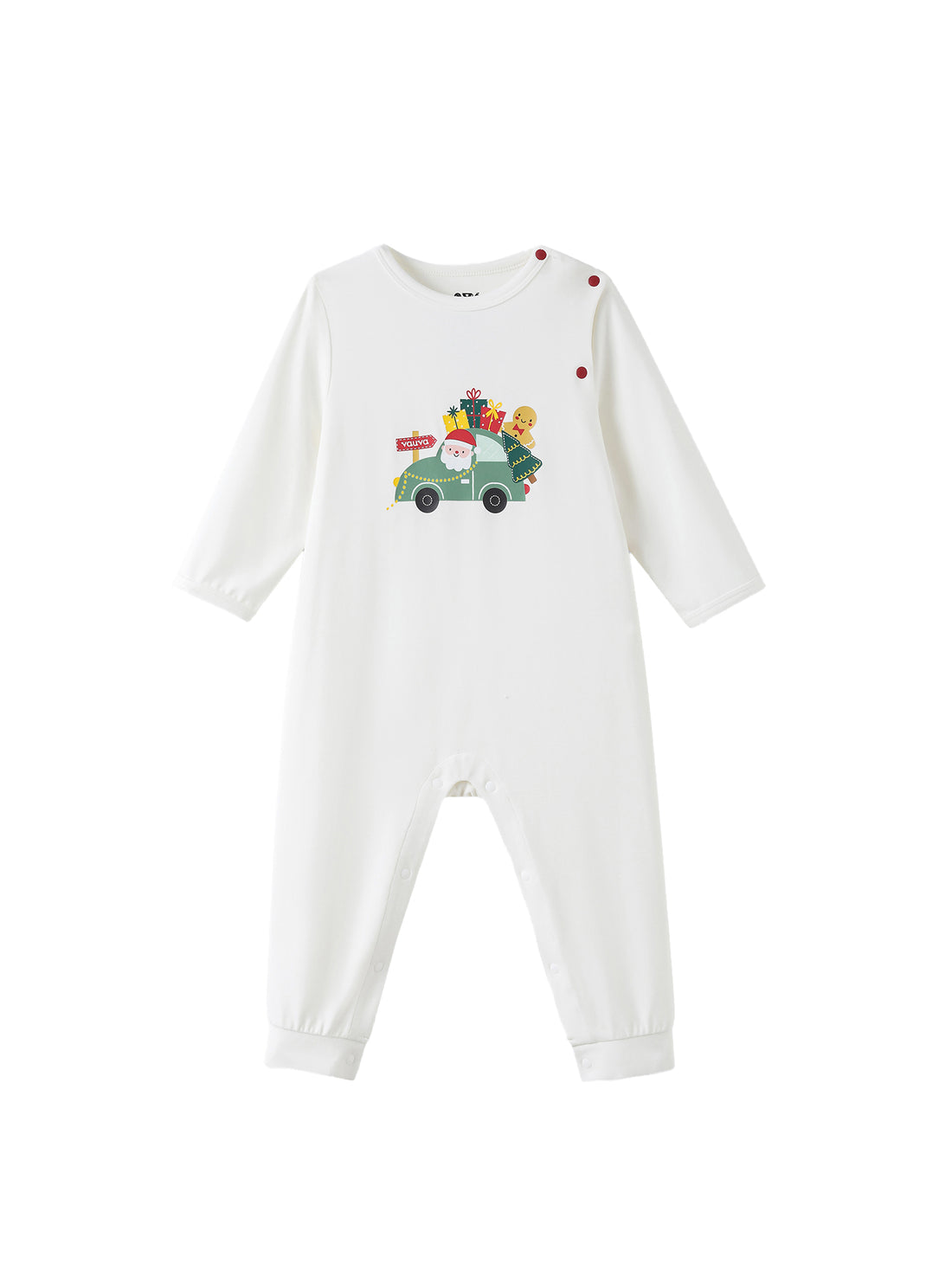 Babies Xmas Print Romper