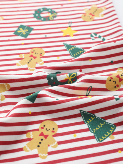 Kids Xmas Pattern Lounge Set