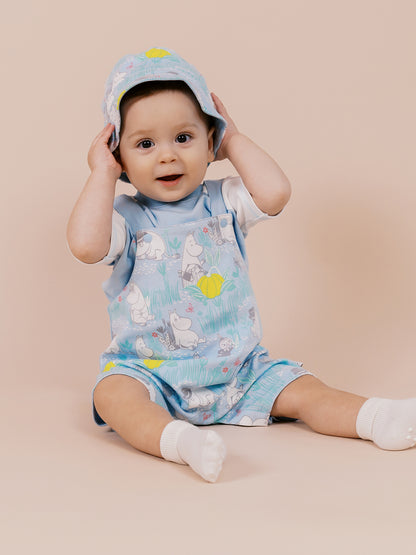 Baby All-Over Print Short Dungarees